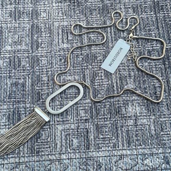 Halogen Jewelry - HALOGEN Necklaces silver Tone Snake Chain Geometric Shape Women Pendant